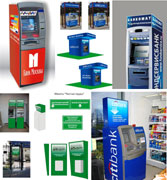 Фирменное брендирование банкоматов.