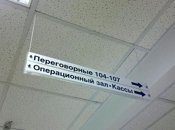 Подвесной указатель